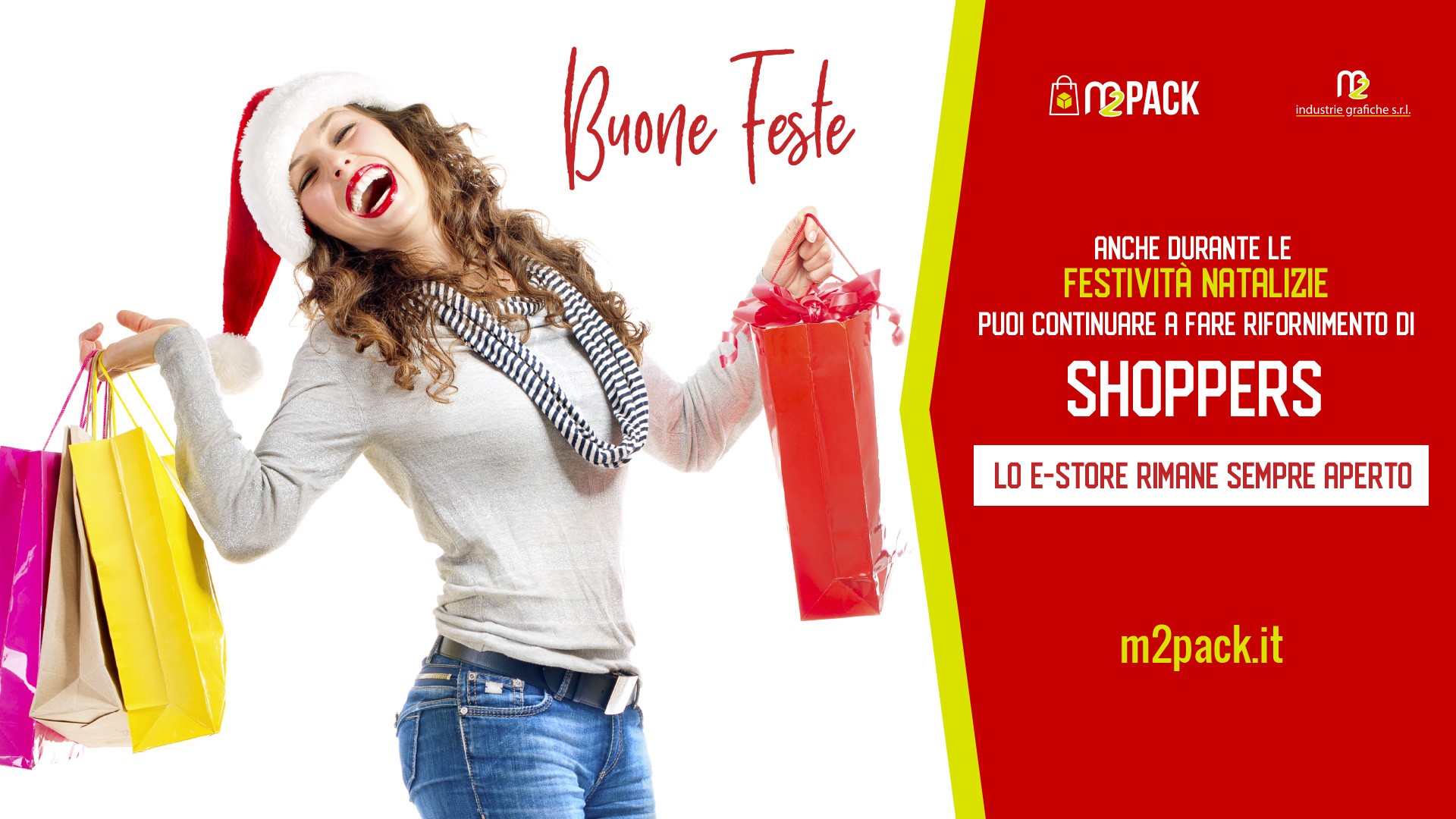LO E-SHOP RIMANE APERTO ANCHE DURANTE LE FESTE DI NATALE