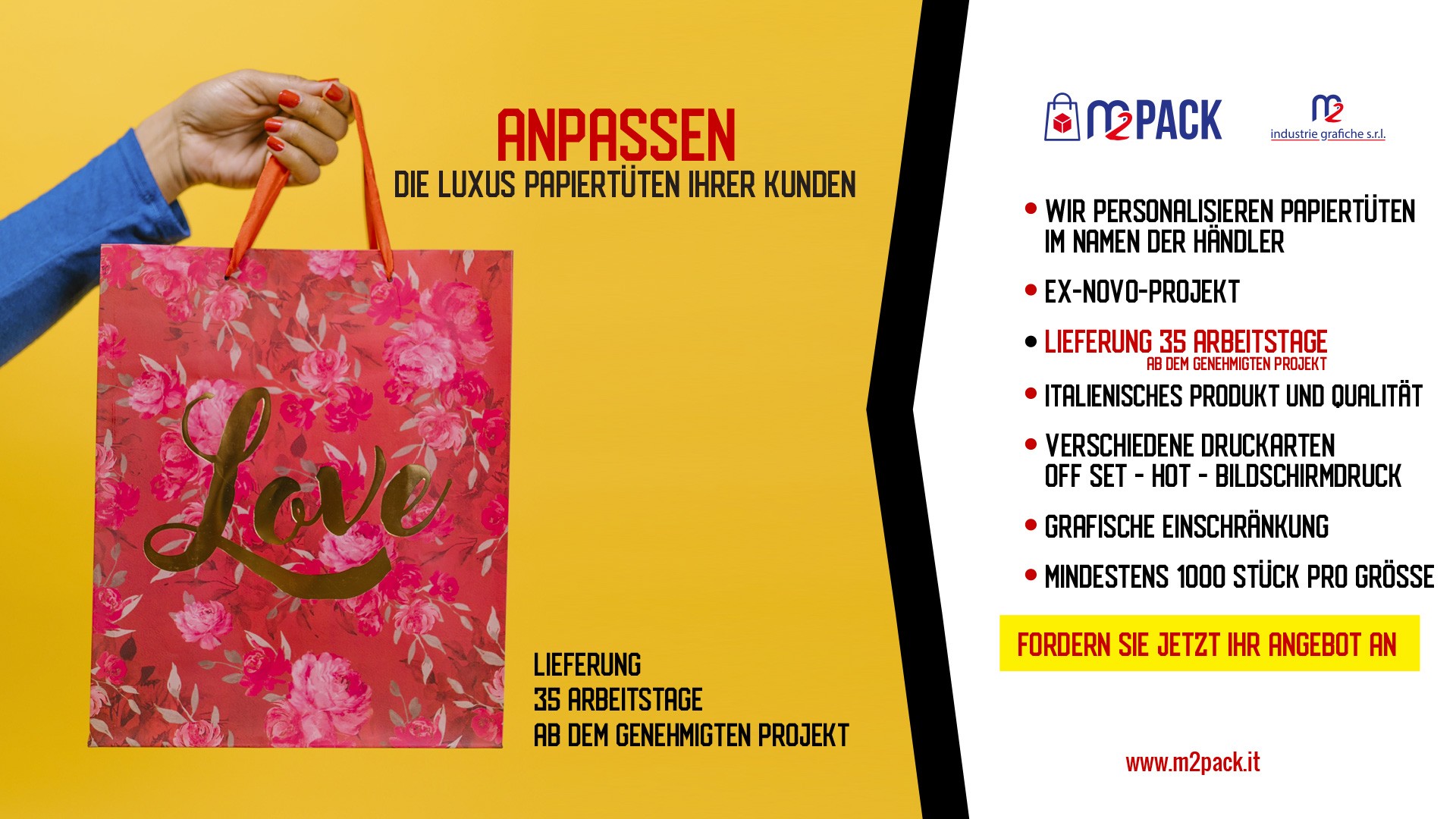 ANPASSEN  DIE LUXUS PAPIERTÜTEN IHRER KUNDEN