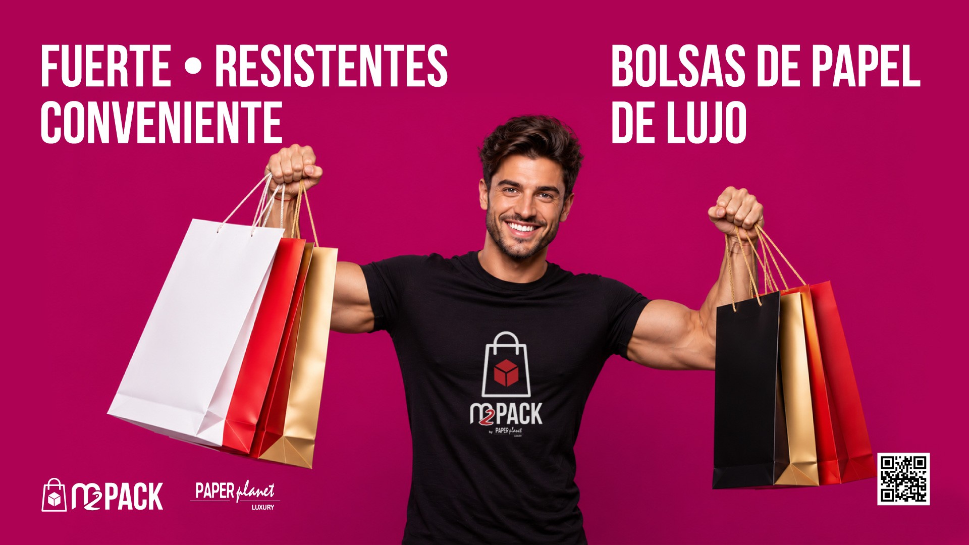 BOLSAS DE PAPEL DE LUJO M2PACK: FUERTE, RESISTENTES Y CONVENIENTE