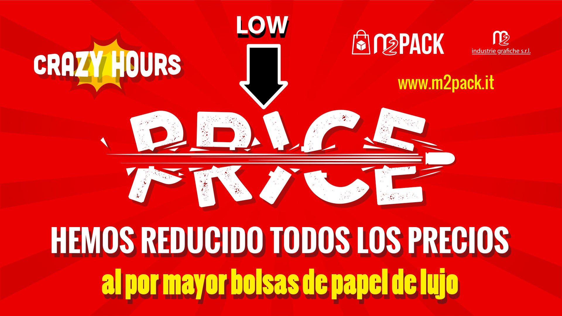 LOW PRICE BOLSAS DE PAPEL - ¡HEMOS REDUCIDO LOS PRECIOS!