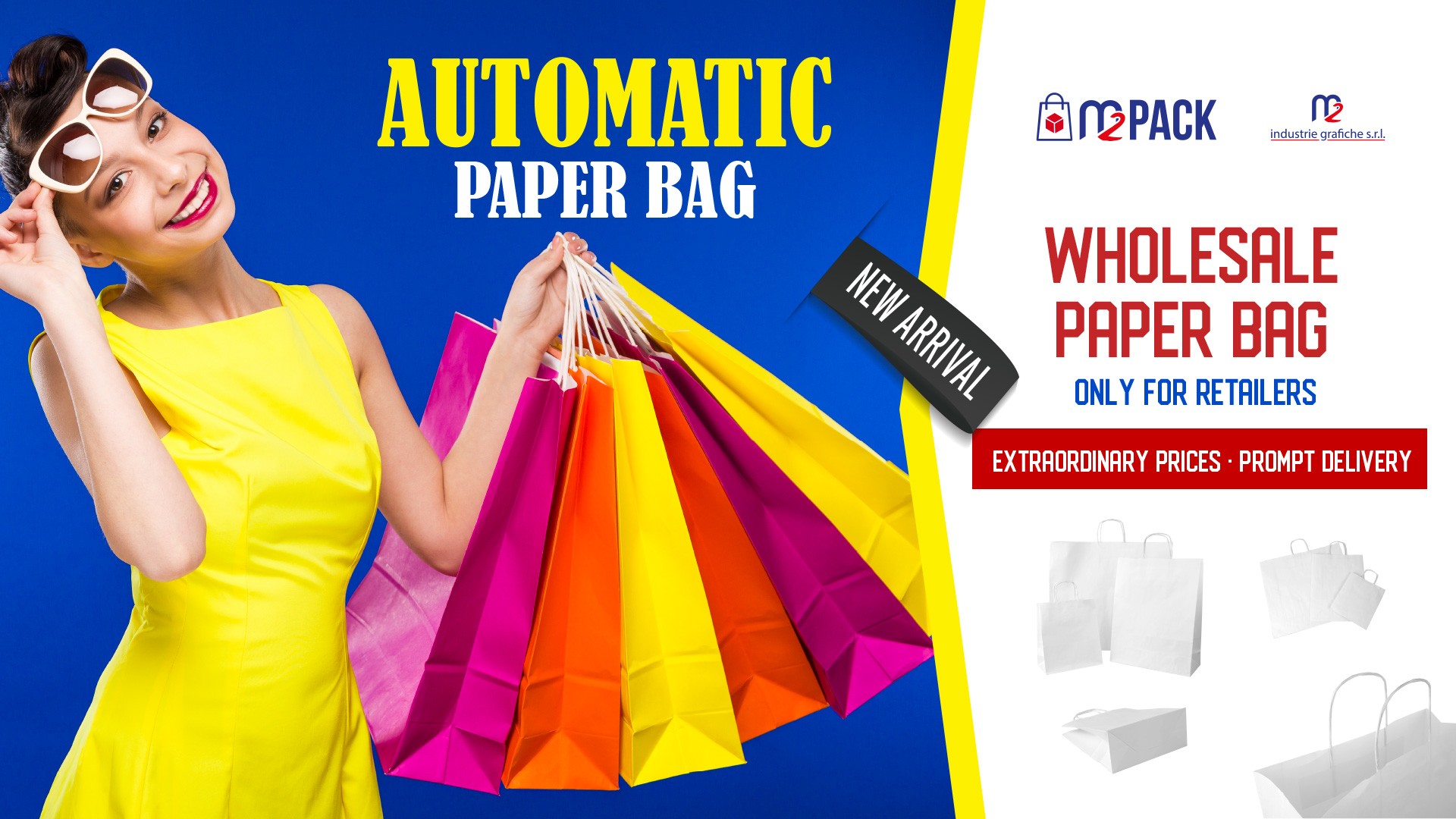 NEW ARRIVAL: AUTOMATIC PAPER BAGS