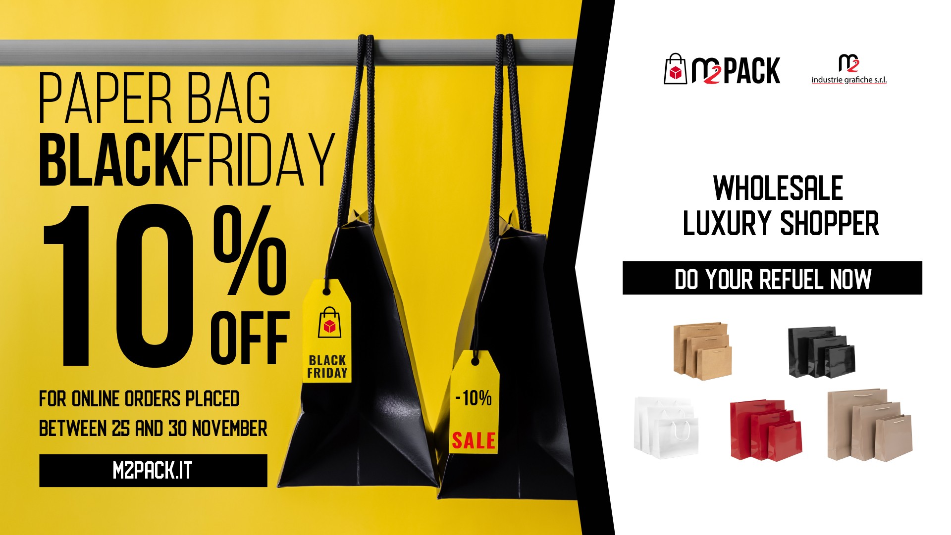 PAPER BAG BLACK FRIDAY 10%OFF