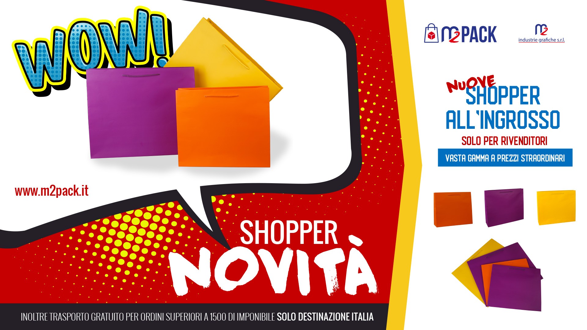NOVITÀ! SHOPPER DI TUTTI I COLORI