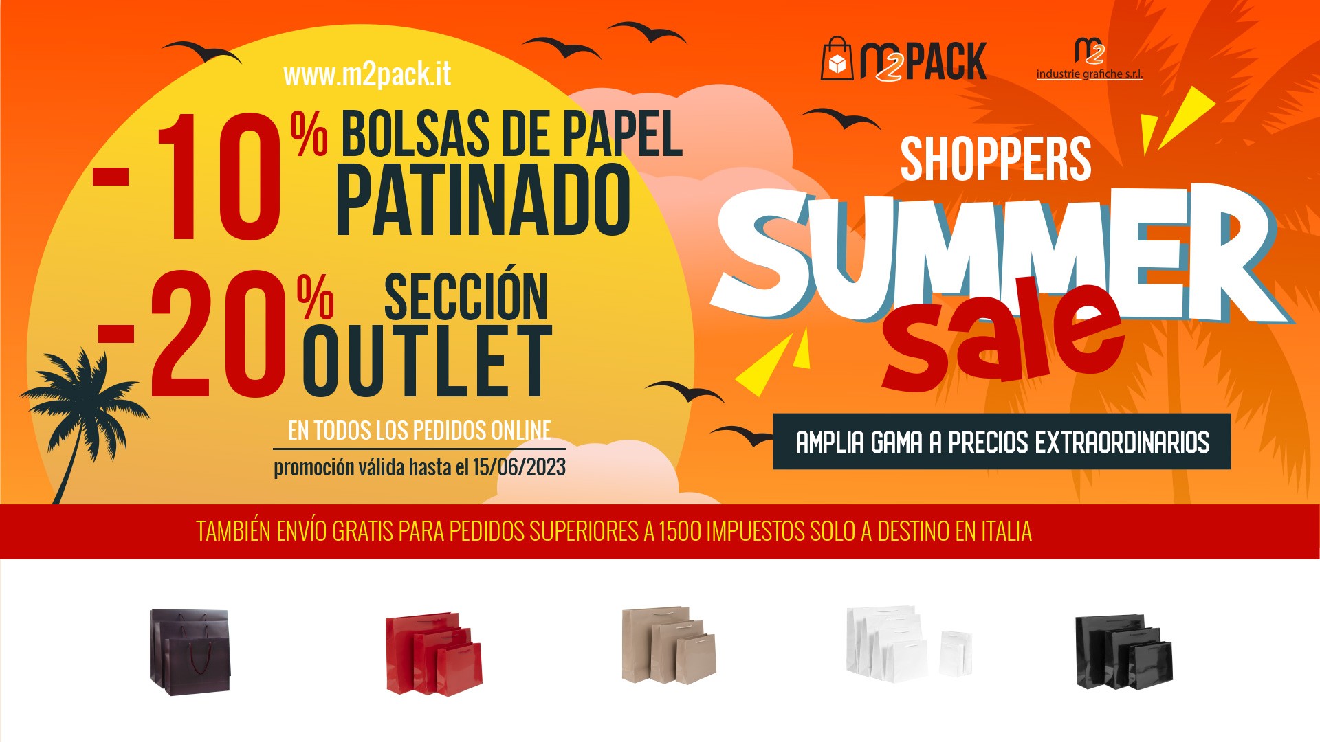 BOLSA DE PAPEL SUMMER SALE