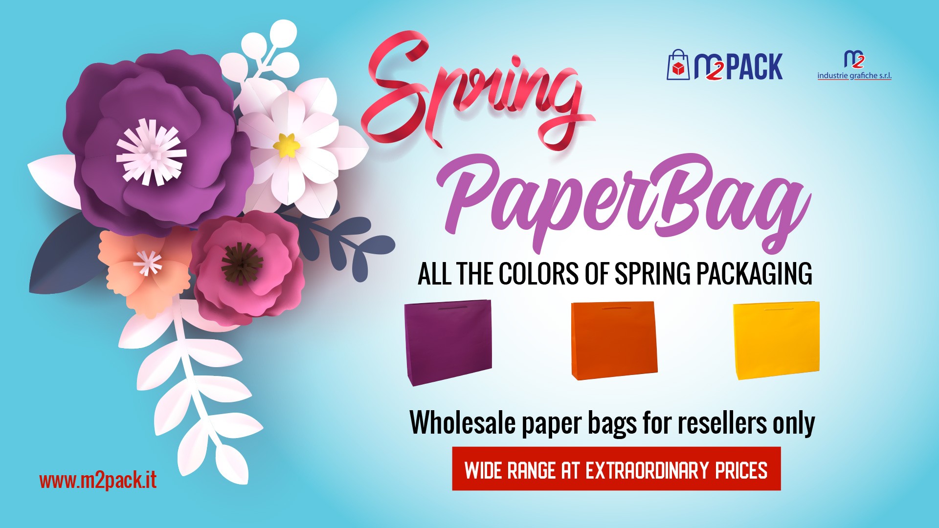 SPRING SHOPPER. ALL THE COLORS OF SPRING PACKAGING