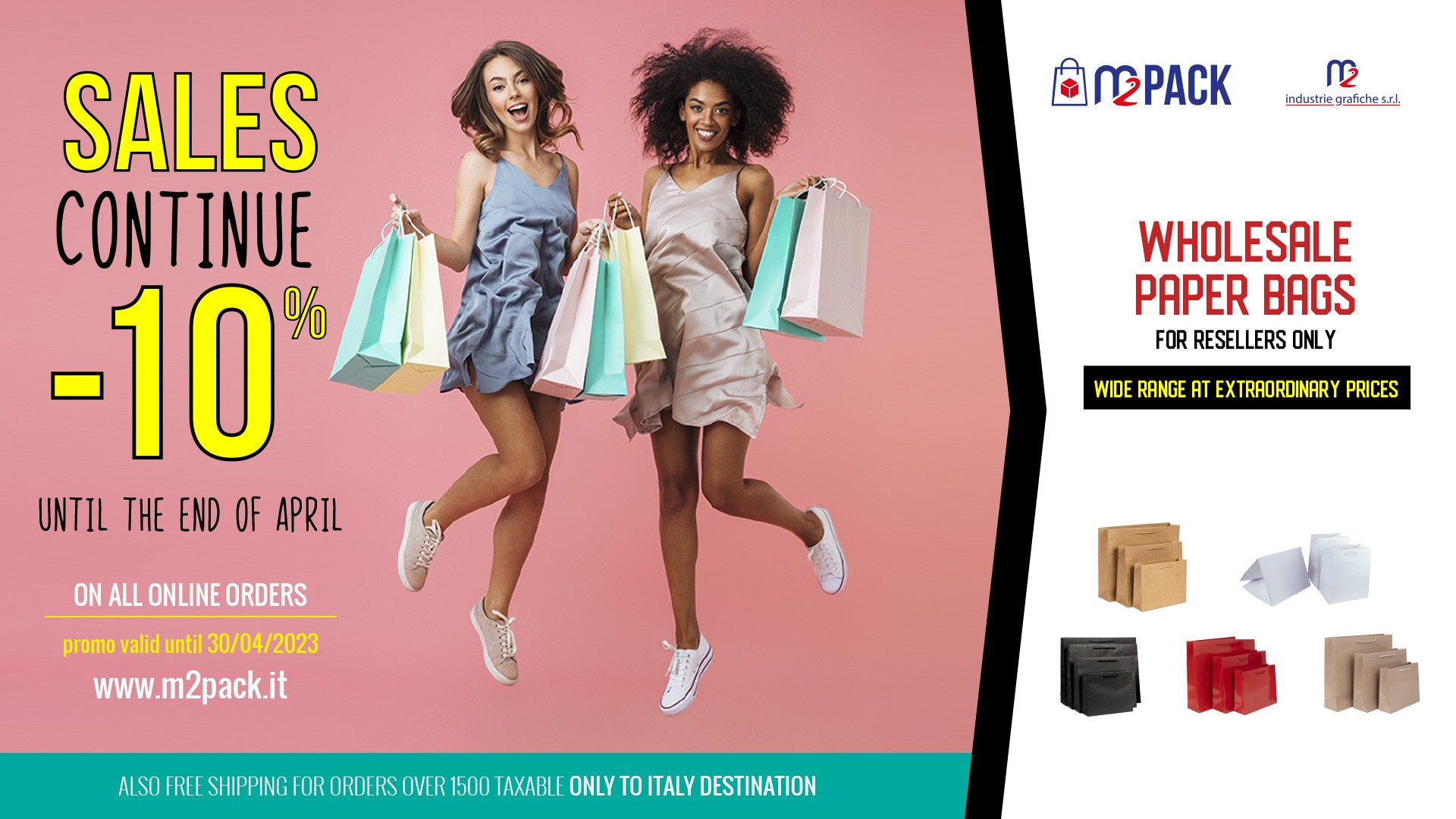 SALES CONTINUE -10% UNTIL THE END OF APRIL