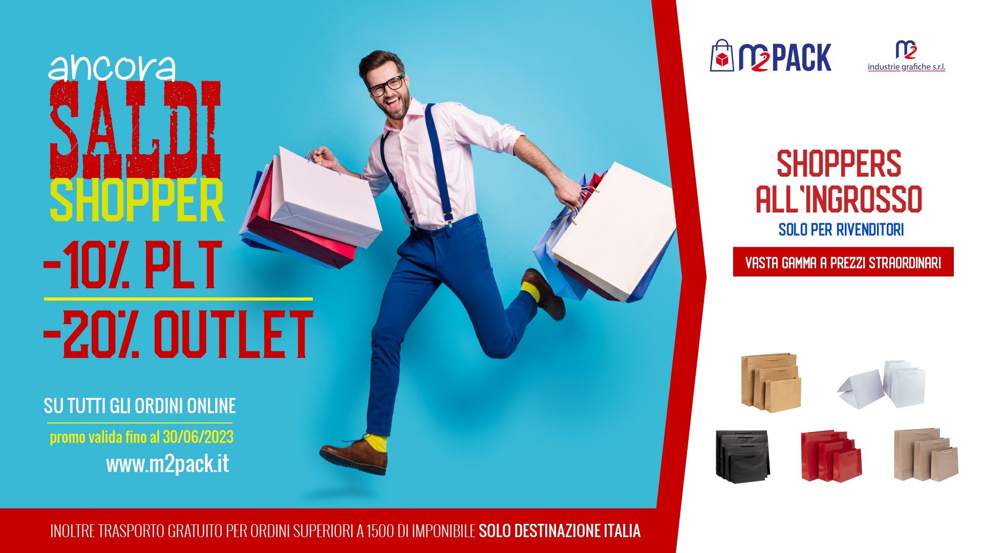 ANCORA SALDI D'ESTATE SHOPPER