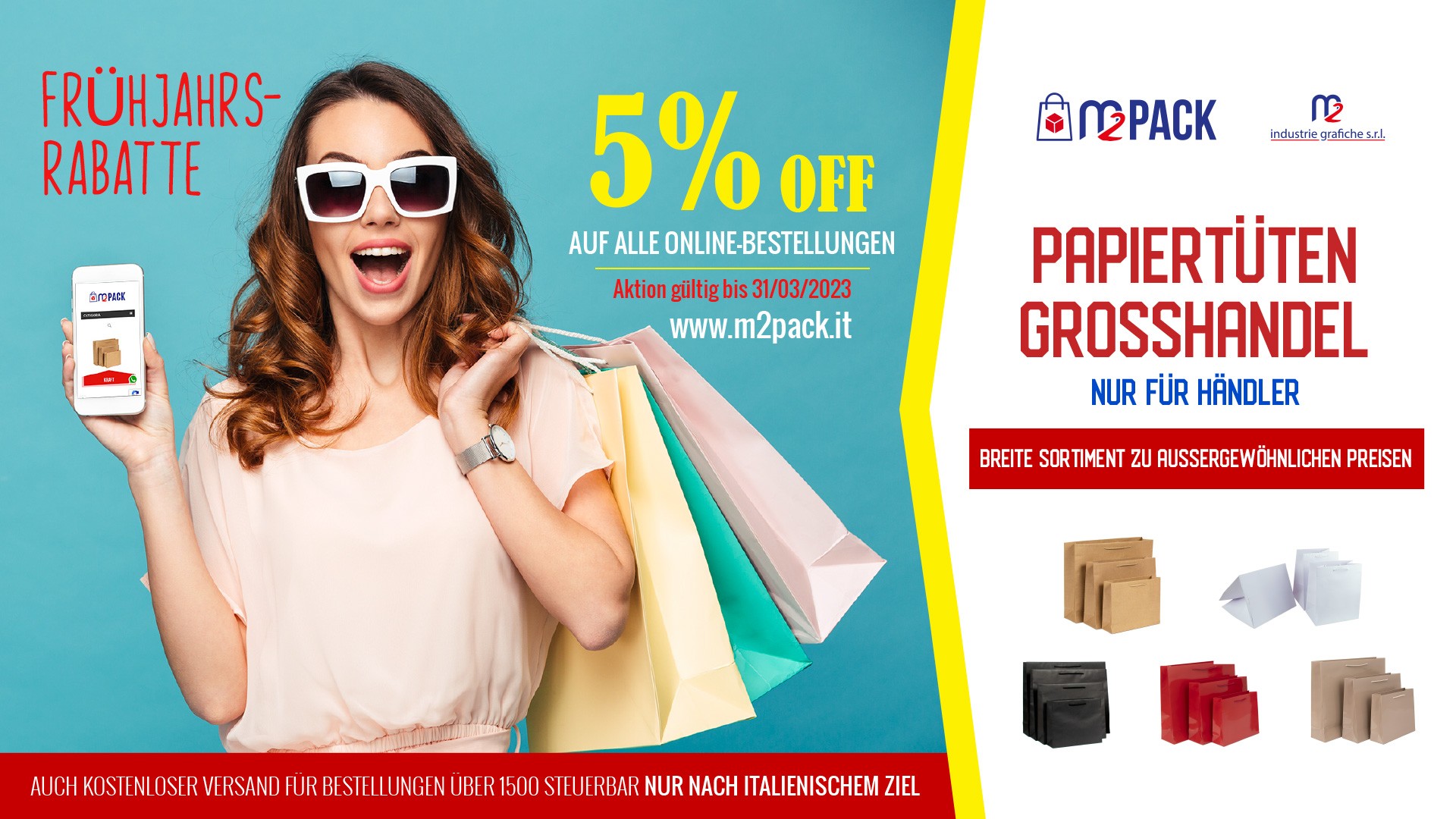  FRÜHJAHRS-RABATTE • 5% OFF