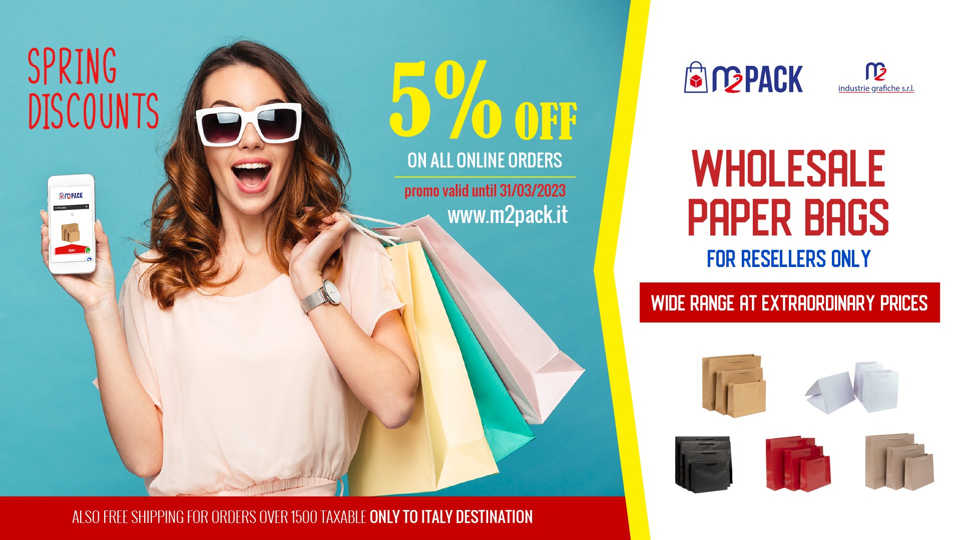 SPRING DISCOUNTS • 5% OFF