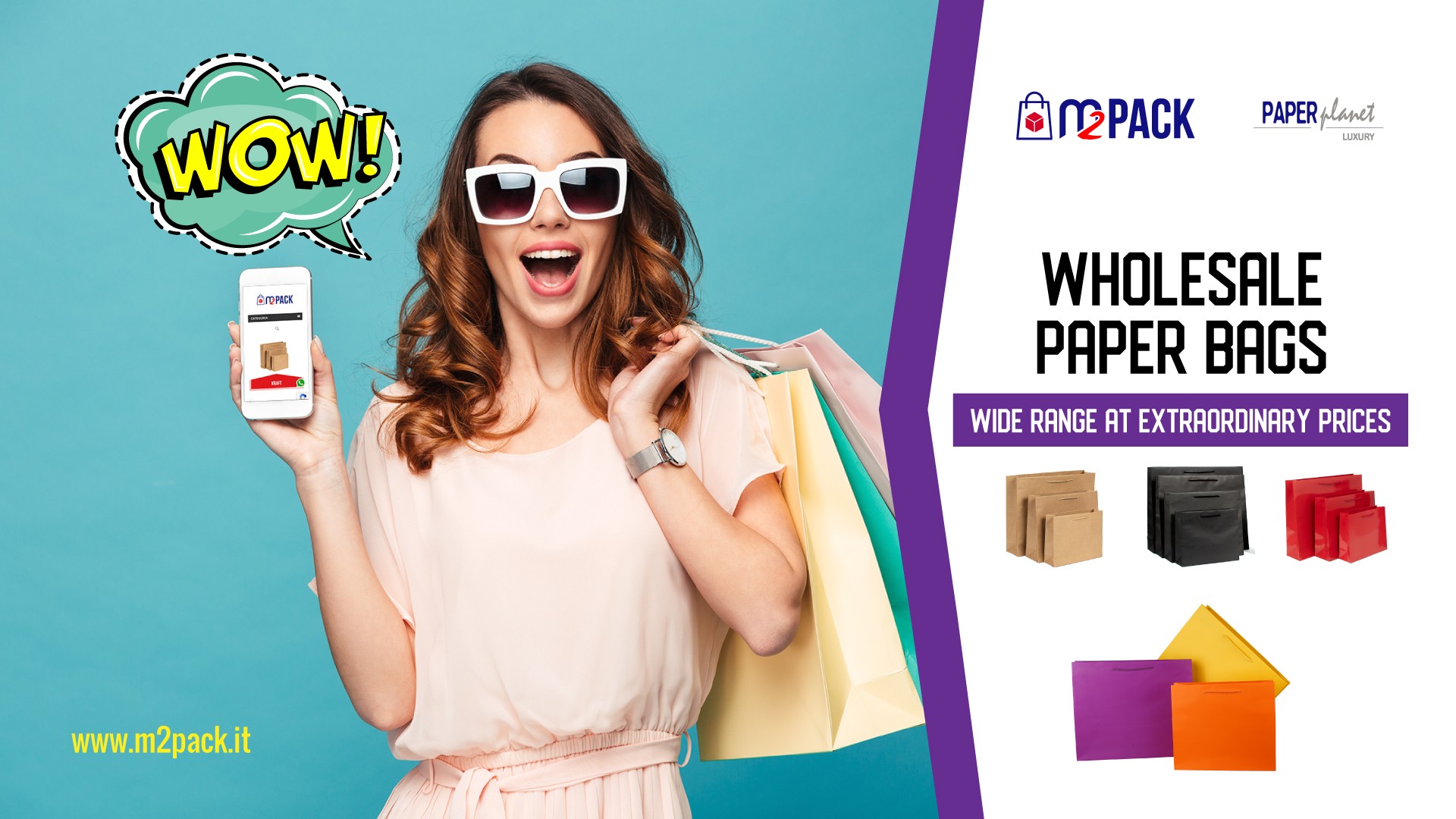 WOW! Luxury Paper Bags Wholesale 